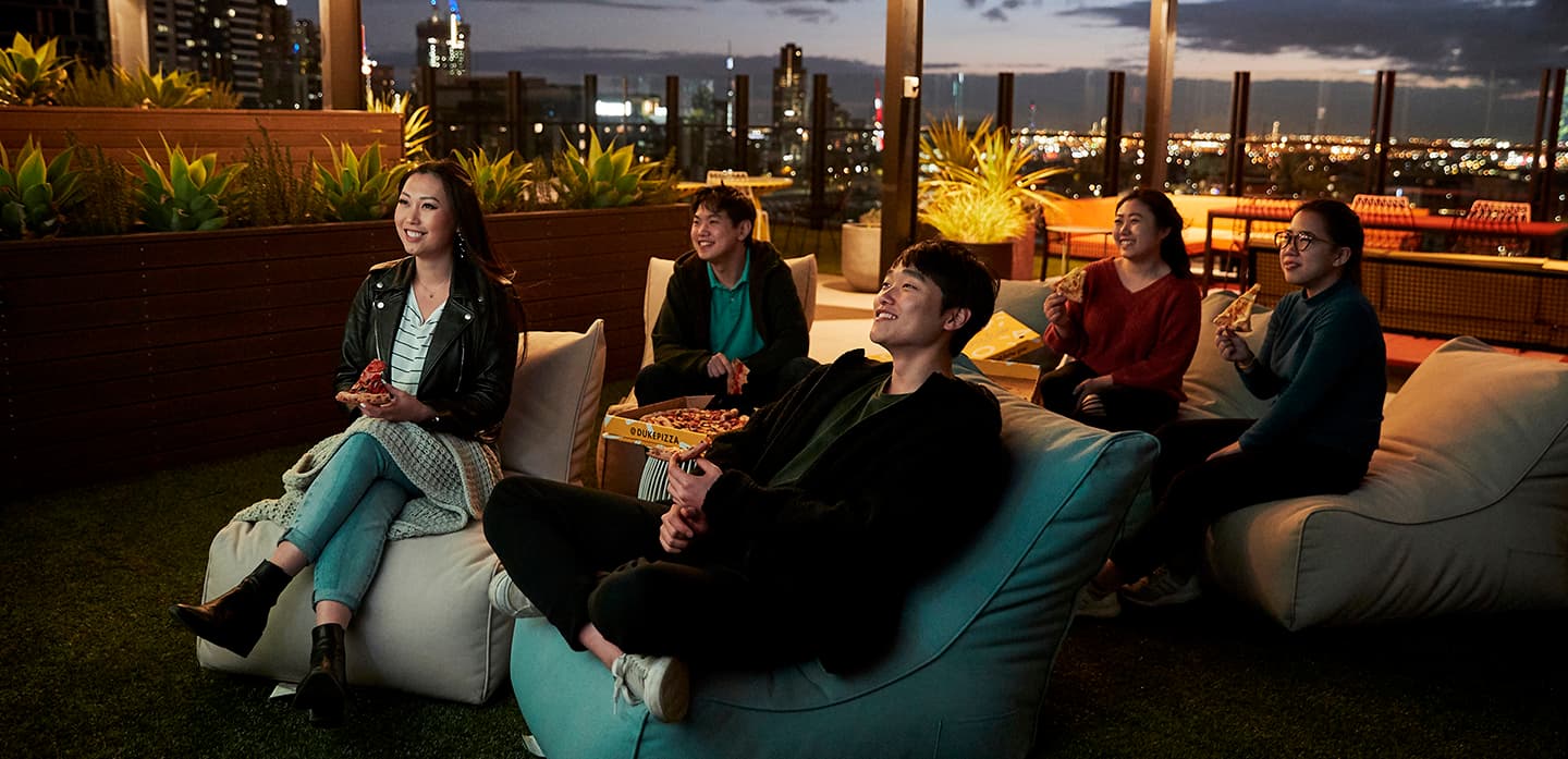 Rooftop cinema